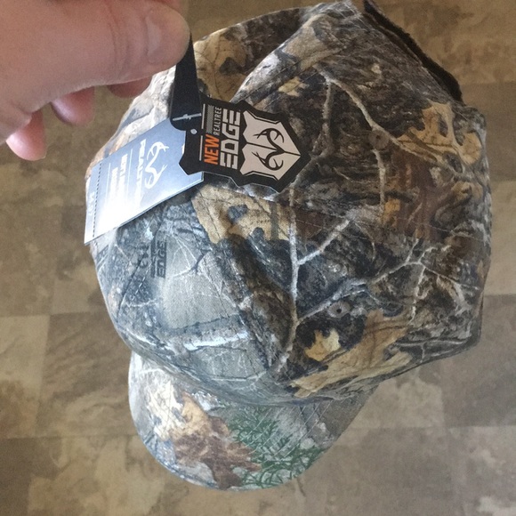 2 Realtree Edge, Men’s Adjustable Baseball Hat’s. GREEN CAMOUFLAGE. NWT. - Picture 4 of 9